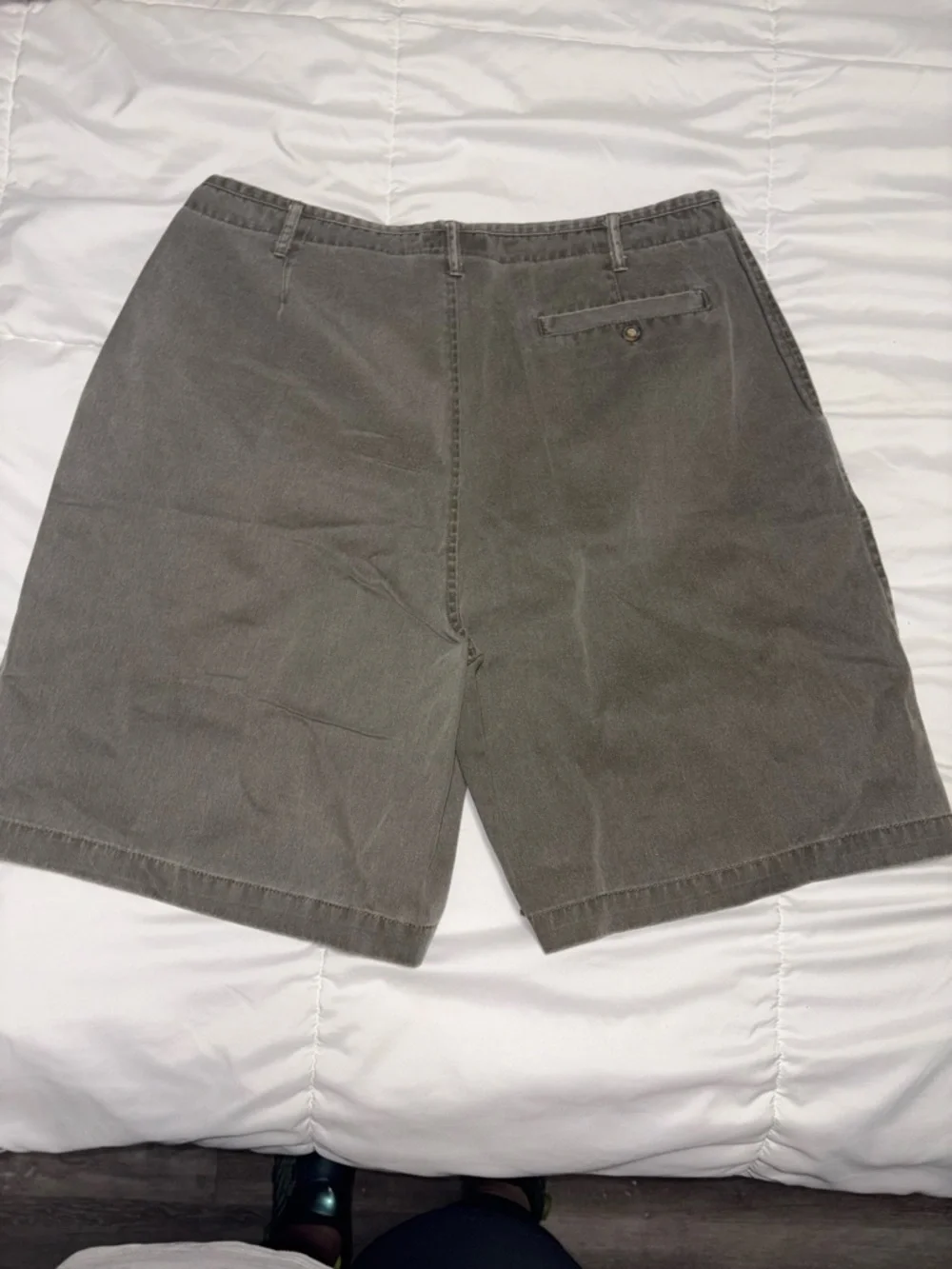The Territory Ahead Men’s Pleated Chino Baggy Cotton Shorts Size Large 34